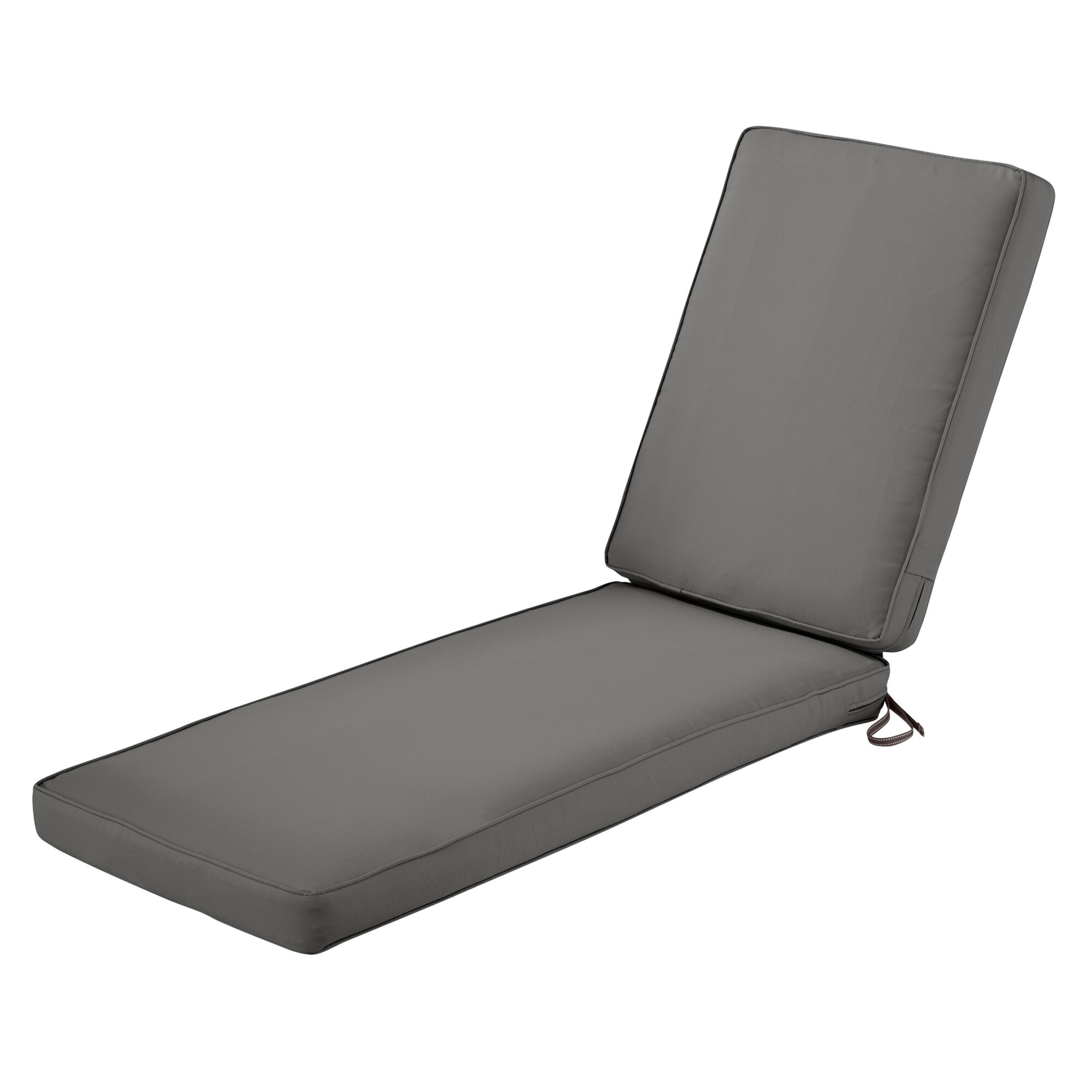 Classic Accessories Montlake Outdoor Chaise Lounge Cushion — Durable Foam, Fade-Resistant Fabric, Model# 62-029-LCHARC-EC